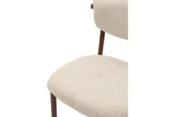 Eetkamerstoelen-Studio Japandi Eetkamerstoel Beige Walnut Kaita