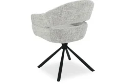 Eetkamerstoelen-Livingfurn Eetkamerstoel Bisque Oasis Linn