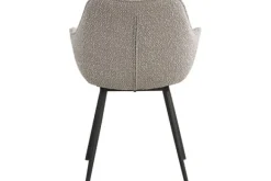 Discount Eetkamerstoel Boucle Beige Luca Eetkamerstoelen