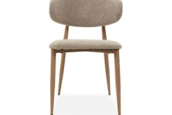 Eetkamerstoel Boucle Beige Natural Kaito Eetkamerstoelen