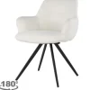 Hot Eetkamerstoel Boucle White Doreen Eetkamerstoelen