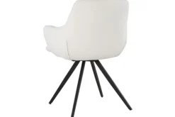 Hot Eetkamerstoel Boucle White Doreen Eetkamerstoelen