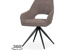 Eetkamerstoelen-Label51 Eetkamerstoel Bruin HU-77.021 Finley