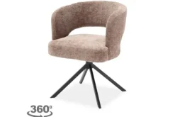 Eetkamerstoelen-Tower Living Eetkamerstoel Cappuccino Mura