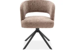 Eetkamerstoelen-Tower Living Eetkamerstoel Cappuccino Mura