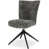 Eetkamerstoelen-Tower Living Eetkamerstoel Charcoal Bardi