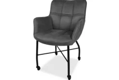 Outlet Eetkamerstoel Chicago Anthracite 11 Vanity Eetkamerstoelen
