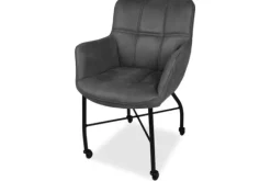 Outlet Eetkamerstoel Chicago Anthracite 11 Vanity Eetkamerstoelen