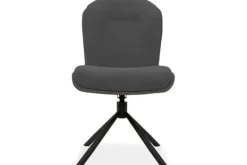 Eetkamerstoelen-Olijk Eetkamerstoel Chicago Anthracite Daniel