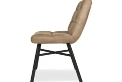 Eetkamerstoelen-Olijk Eetkamerstoel Chicago Truffle Harmount