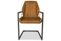 Eetkamerstoel cognac Cara Eetkamerstoelen