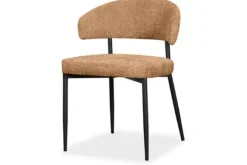 Discount Eetkamerstoel Cognac HU-77.033 Bliss Eetkamerstoelen