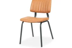 Eetkamerstoelen-Label51 Eetkamerstoel Cognac HU-77.037 Gusto