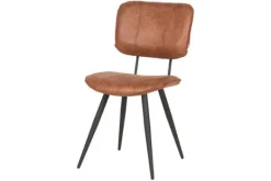 Eetkamerstoelen-Label51 Eetkamerstoel Cognac IH-50.040 Fos
