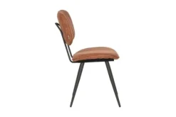 Eetkamerstoelen-Label51 Eetkamerstoel Cognac IH-50.040 Fos
