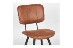 Eetkamerstoelen-Label51 Eetkamerstoel Cognac IH-50.040 Fos