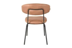 Eetkamerstoelen-Label51 Eetkamerstoel Cognac IH-50.158 Zack
