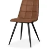 Eetkamerstoelen-Label51 Eetkamerstoel Cognac LN-87.003 Bistro