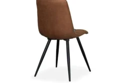 Eetkamerstoelen-Label51 Eetkamerstoel Cognac LN-87.003 Bistro