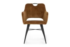 Eetkamerstoelen-Olijk Eetkamerstoel cognac Tirza