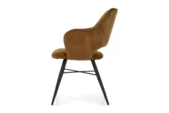 Eetkamerstoelen-Olijk Eetkamerstoel cognac Tirza