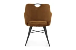 Eetkamerstoelen-Olijk Eetkamerstoel cognac Tirza