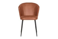 Eetkamerstoelen-Label51 Eetkamerstoel Cognac UK-30.166 Wave