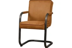 Eetkamerstoelen-Tower Living Eetkamerstoel Cognac Volano