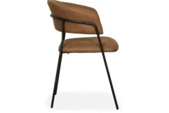 Eetkamerstoelen-Label51 Eetkamerstoel Cognac YN-83.016 Luuk