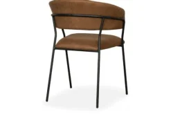 Eetkamerstoelen-Label51 Eetkamerstoel Cognac YN-83.016 Luuk