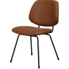 Eetkamerstoelen-Label51 Eetkamerstoel Cognac ZM-88.002 Bello