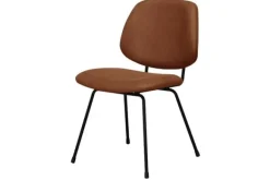 Eetkamerstoelen-Label51 Eetkamerstoel Cognac ZM-88.002 Bello