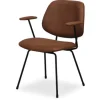 Eetkamerstoelen-Label51 Eetkamerstoel Cognac ZM-88.008 Rivano
