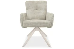 Eetkamerstoelen-Veyron Eetkamerstoel Cremona Creme Jari