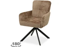 Eetkamerstoelen-Veyron Eetkamerstoel Cremona Taupe Jari