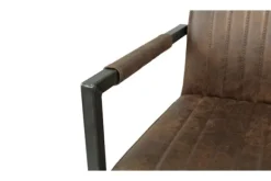 Eetkamerstoelen-Tower Living Eetkamerstoel Dark Brown Ferro