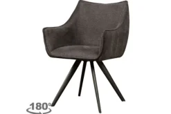 Outlet Eetkamerstoel Dark Grey  Riviera Eetkamerstoelen