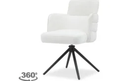 Hot Eetkamerstoel Ecru Rumo Eetkamerstoelen