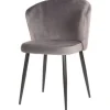 Eetkamerstoelen-Label51 Eetkamerstoel Grijs UK-30.397 Wave