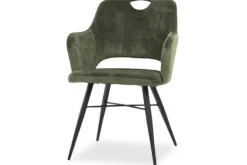 Eetkamerstoel groen Tirza Eetkamerstoelen