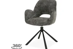 Discount Eetkamerstoel Haga 16 Charcoal Isola Eetkamerstoelen