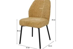 Hot Eetkamerstoel Honey Tess Eetkamerstoelen