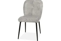 Eetkamerstoelen-MySons Eetkamerstoel Light Grey Bobby