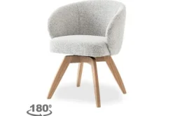 Eetkamerstoelen-Tower Living Eetkamerstoel Light Grey Brescia