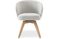 Eetkamerstoelen-Tower Living Eetkamerstoel Light Grey Brescia