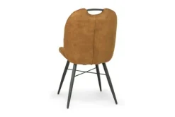 Eetkamerstoelen-Olijk Eetkamerstoel Luxor Cognac Eva