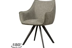 Eetkamerstoelen-Tower Living Eetkamerstoel Middle Grey Riviera