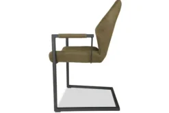 Eetkamerstoelen-Olijk Eetkamerstoel moss Cara