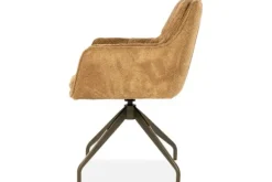Eetkamerstoelen-Eleonora Meubelen Eetkamerstoel Mosterd 96460 Hugo