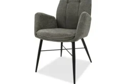 Eetkamerstoelen-Olijk Eetkamerstoel Movie Taupe 12 Maven